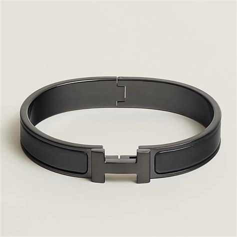 hermes men's leather bracelet hook|hermes hh so black bracelets.